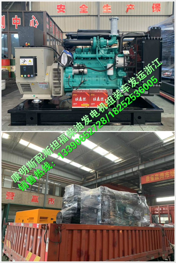 康明斯+斯坦福柴油發(fā)電機(jī)組實(shí)拍